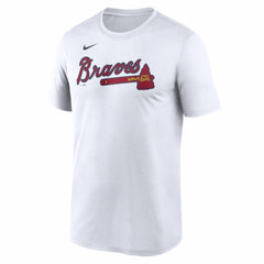 Atlanta Braves Nike New Legend Wordmark Dri-FIT T-Shirt - White - Nike Discount