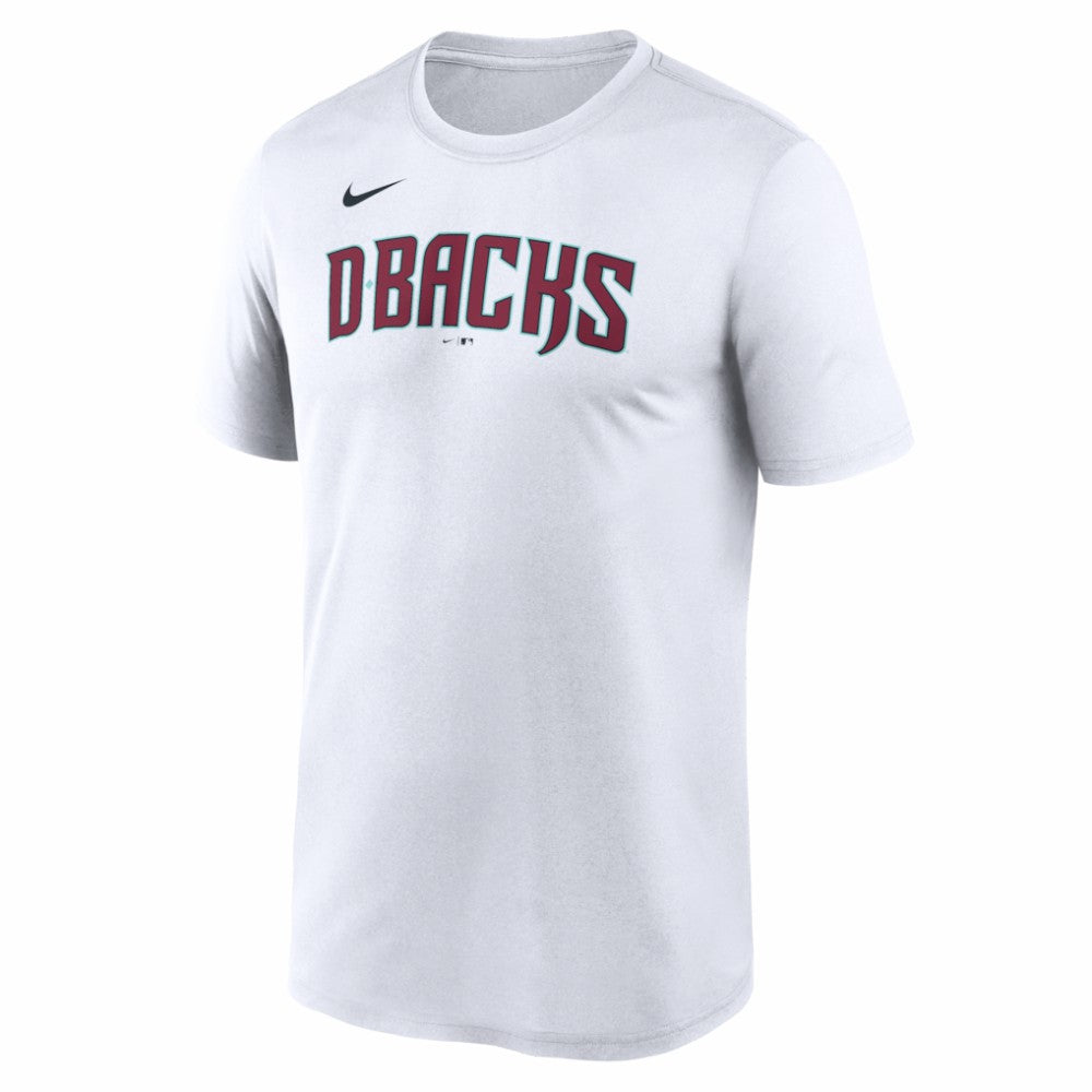 Arizona Diamondbacks Nike New Legend Wordmark Dri-FIT T-Shirt - White - Nike Online