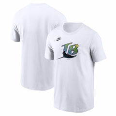 Tampa Bay Rays Nike Cooperstown Collection Logo T-Shirt - White - Nike Online