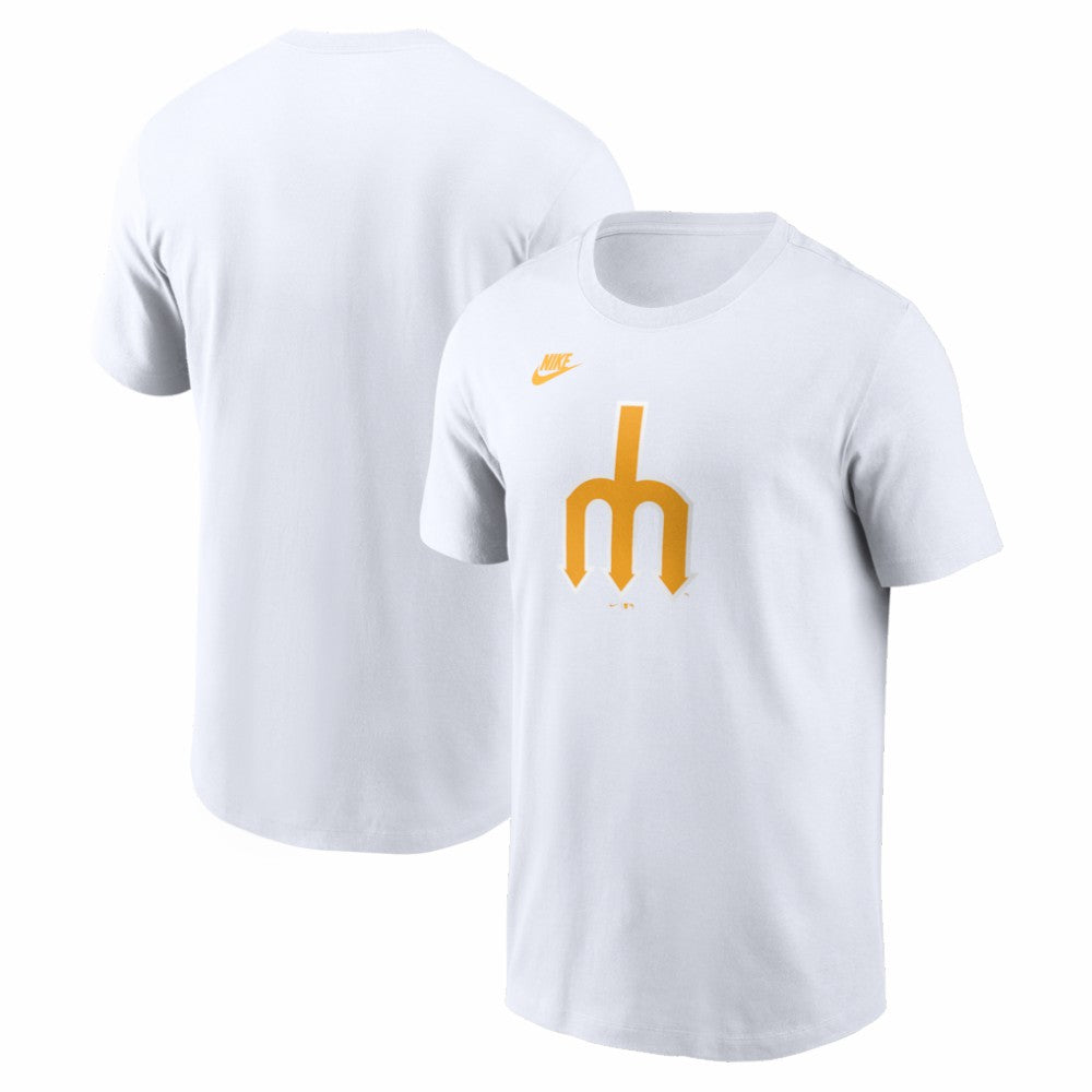 Seattle Mariners Nike Cooperstown Collection Logo T-Shirt - White - Nike Online