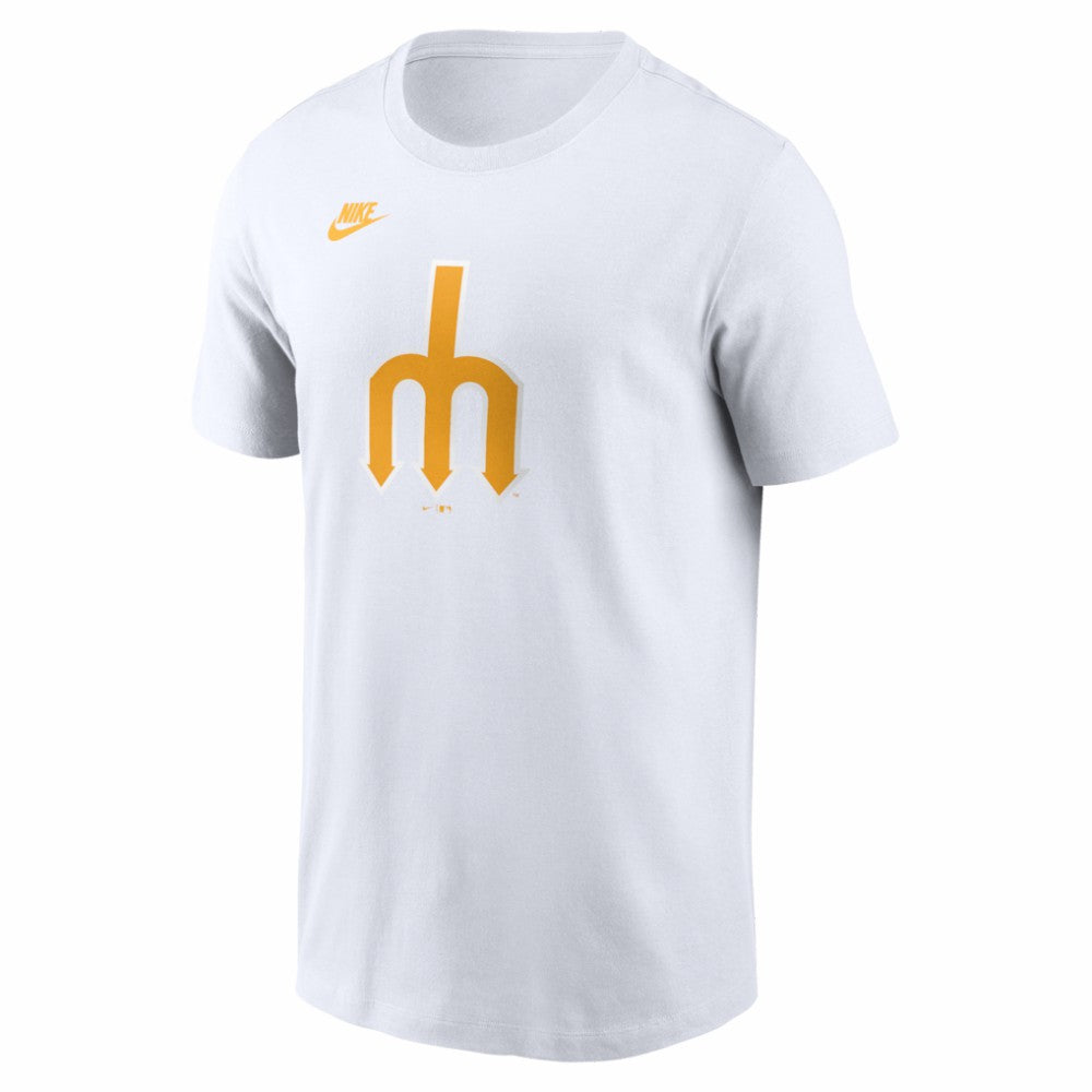 Seattle Mariners Nike Cooperstown Collection Logo T-Shirt - White - Nike Online