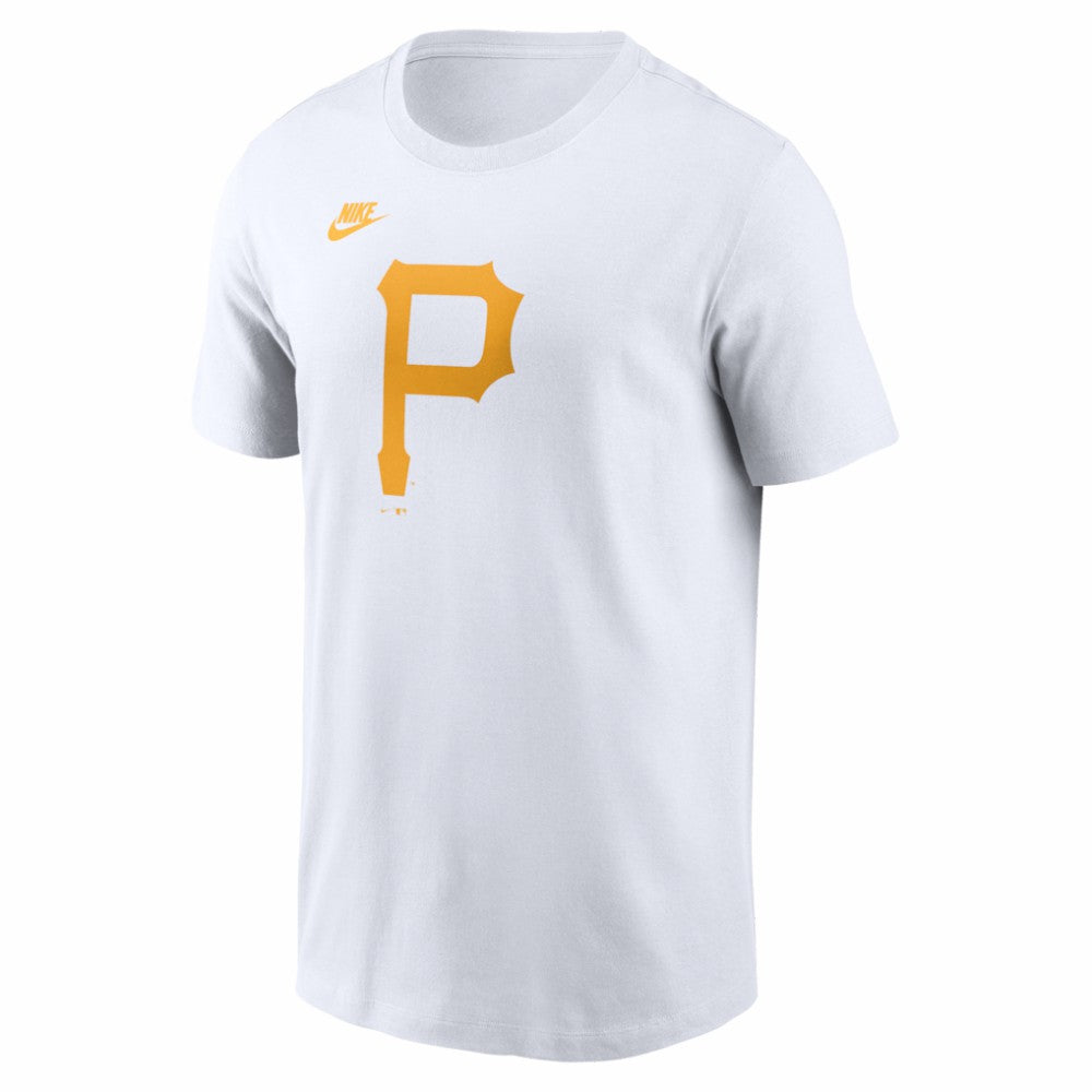 Pittsburgh Pirates Nike Cooperstown Collection Logo T-Shirt - White - Nike Discount