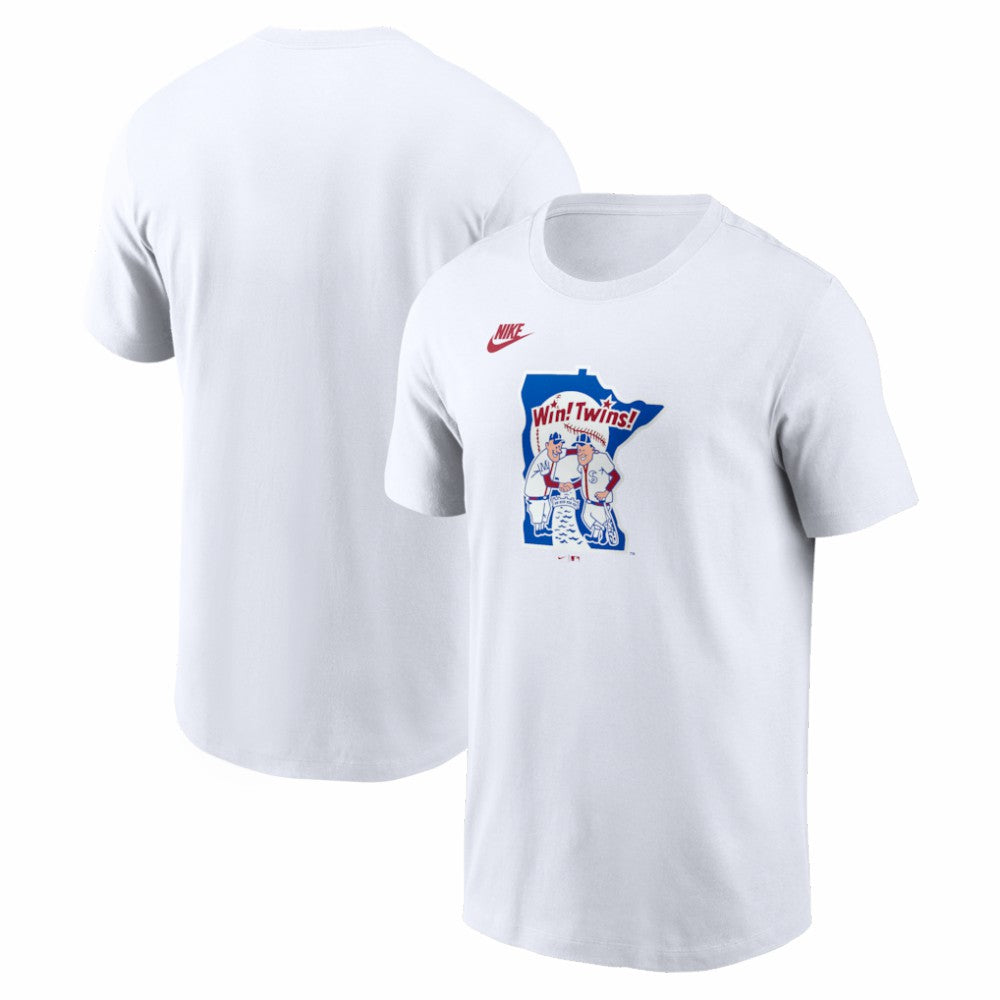 Minnesota Twins Nike Cooperstown Collection Logo T-Shirt - White - Nike Discount