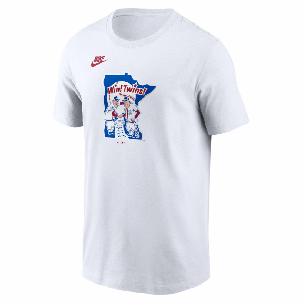 Minnesota Twins Nike Cooperstown Collection Logo T-Shirt - White - Nike Discount