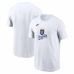 Kansas City Royals Nike Cooperstown Collection Logo T-Shirt - White - Nike Discount