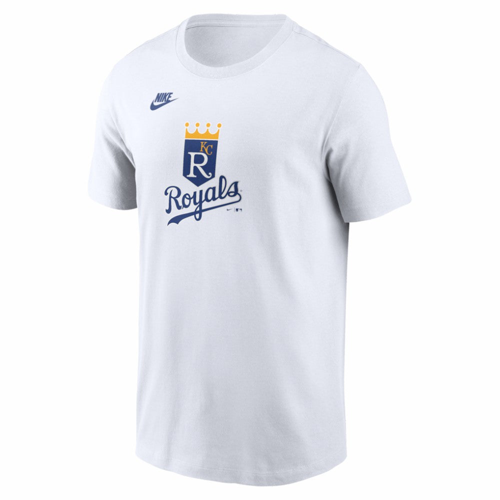 Kansas City Royals Nike Cooperstown Collection Logo T-Shirt - White - Nike Discount