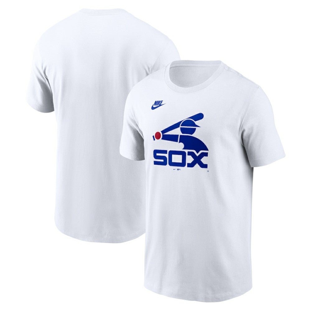 Chicago White Sox Nike Cooperstown Collection Logo T-Shirt - White - Nike Discount