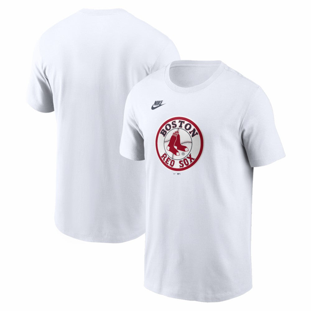 Boston Red Sox Nike Cooperstown Collection Logo T-Shirt - White - Nike Discount