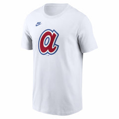 Atlanta Braves Nike Cooperstown Collection Logo T-Shirt - White - Nike Sale