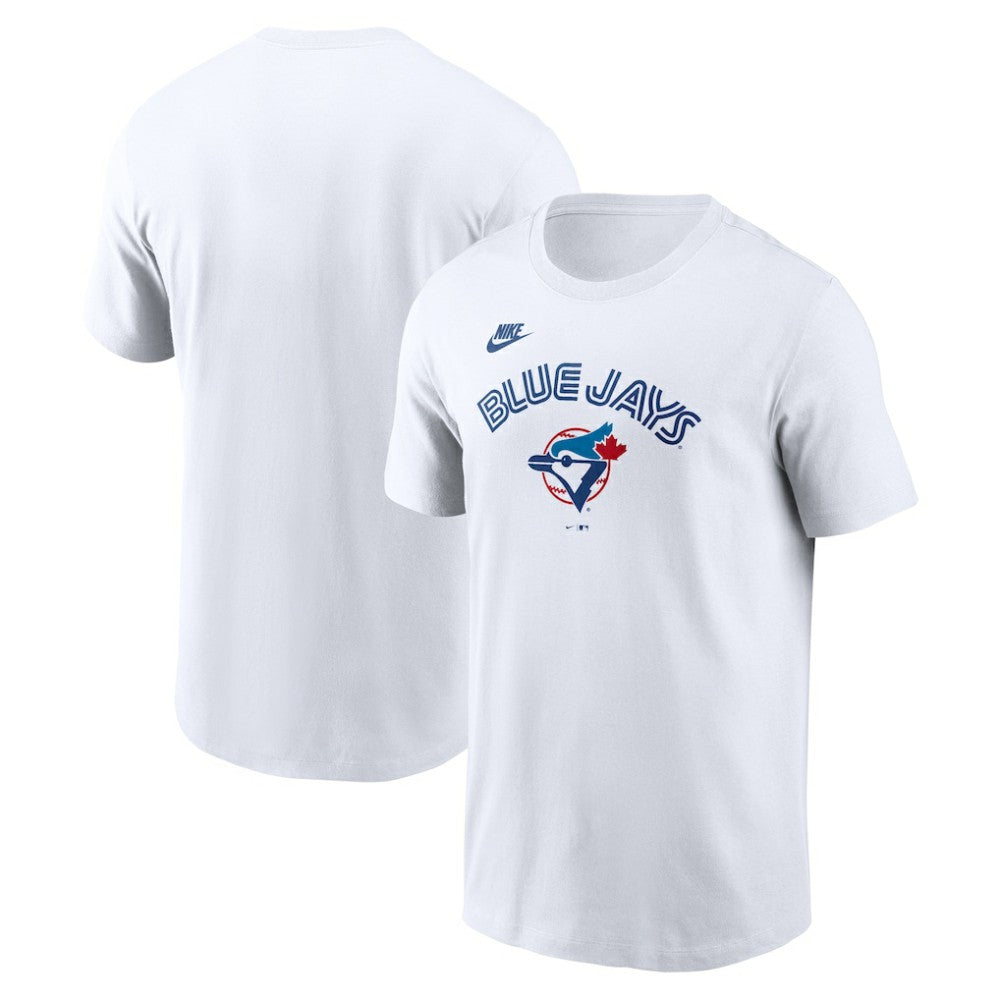 Toronto Blue Jays Nike Cooperstown Collection Wordmark T-Shirt - White - Nike Online