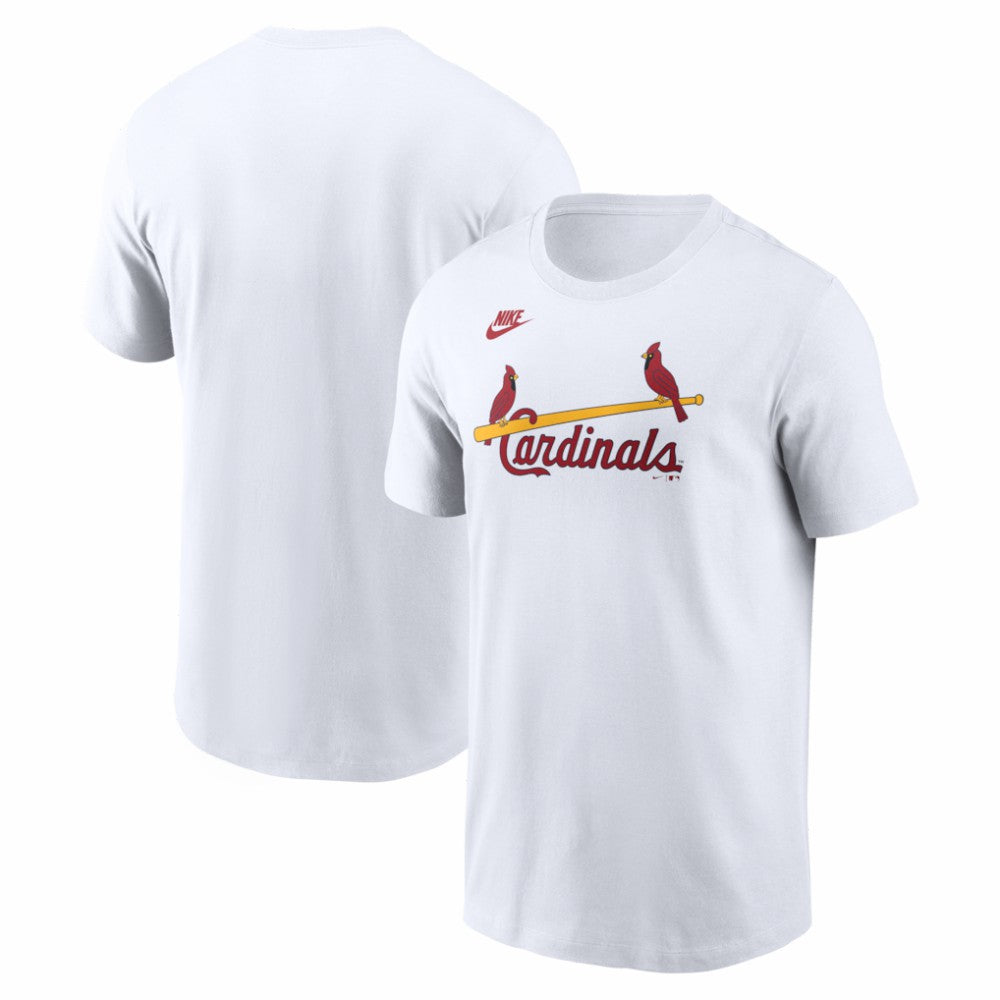 St. Louis Cardinals Nike Cooperstown Collection Wordmark T-Shirt - White - Nike on Sale