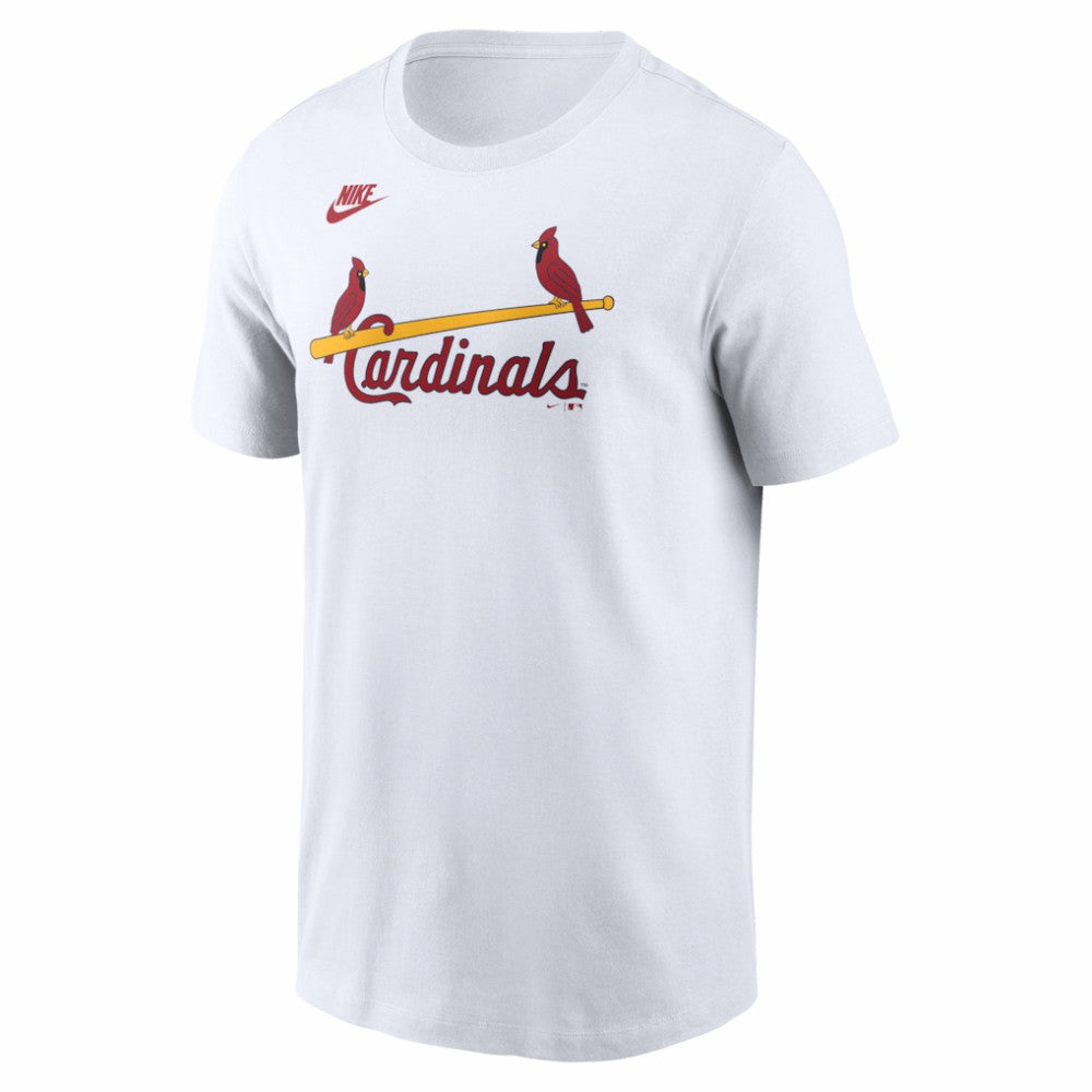 St. Louis Cardinals Nike Cooperstown Collection Wordmark T-Shirt - White - Nike on Sale