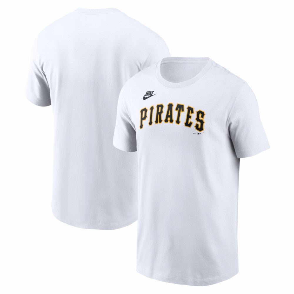 Pittsburgh Pirates Nike Cooperstown Collection Wordmark T-Shirt - White - Nike Discount
