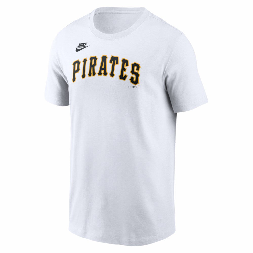 Pittsburgh Pirates Nike Cooperstown Collection Wordmark T-Shirt - White - Nike Discount