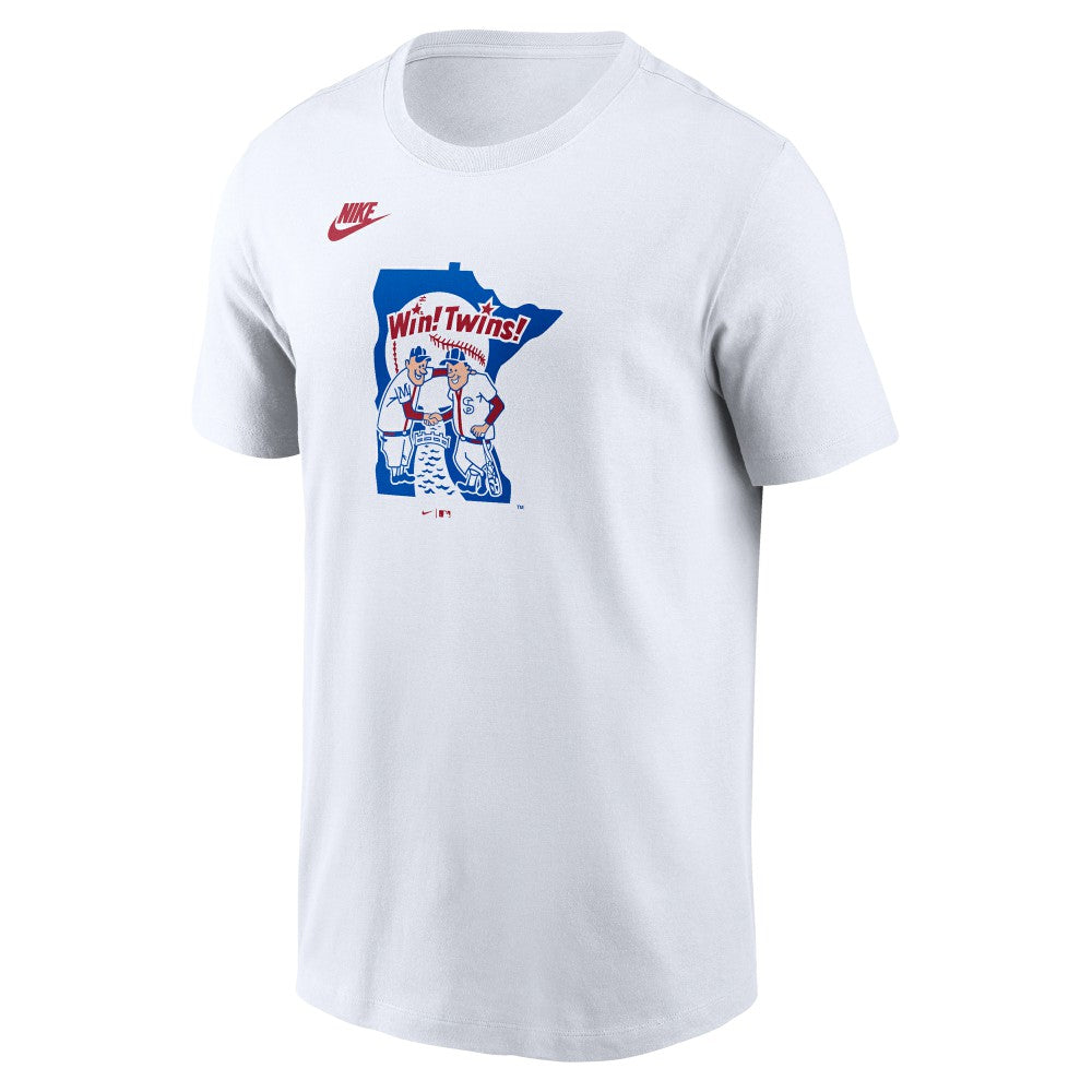 Minnesota Twins Nike Cooperstown Collection Wordmark T-Shirt - White - Nike Online