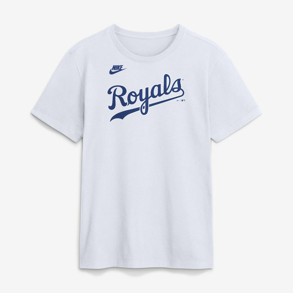 Kansas City Royals Nike Cooperstown Collection Wordmark T-Shirt - White - Nike Sale