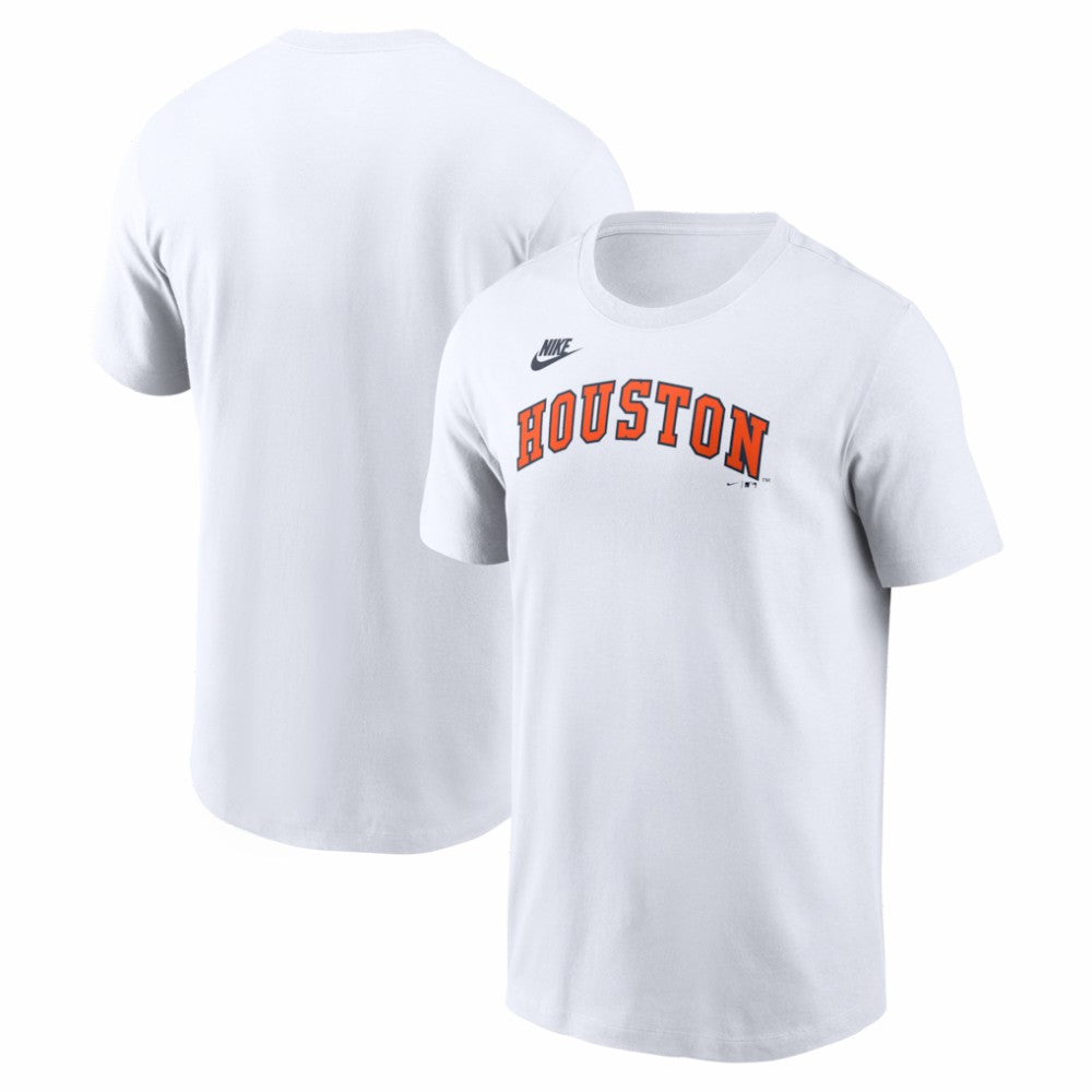 Houston Astros Nike Cooperstown Collection Wordmark T-Shirt - White - Nike Online