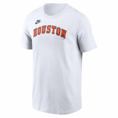 Houston Astros Nike Cooperstown Collection Wordmark T-Shirt - White - Nike Online