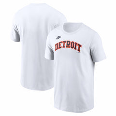 Detroit Tigers Nike Cooperstown Collection Wordmark T-Shirt - White - Nike on Sale