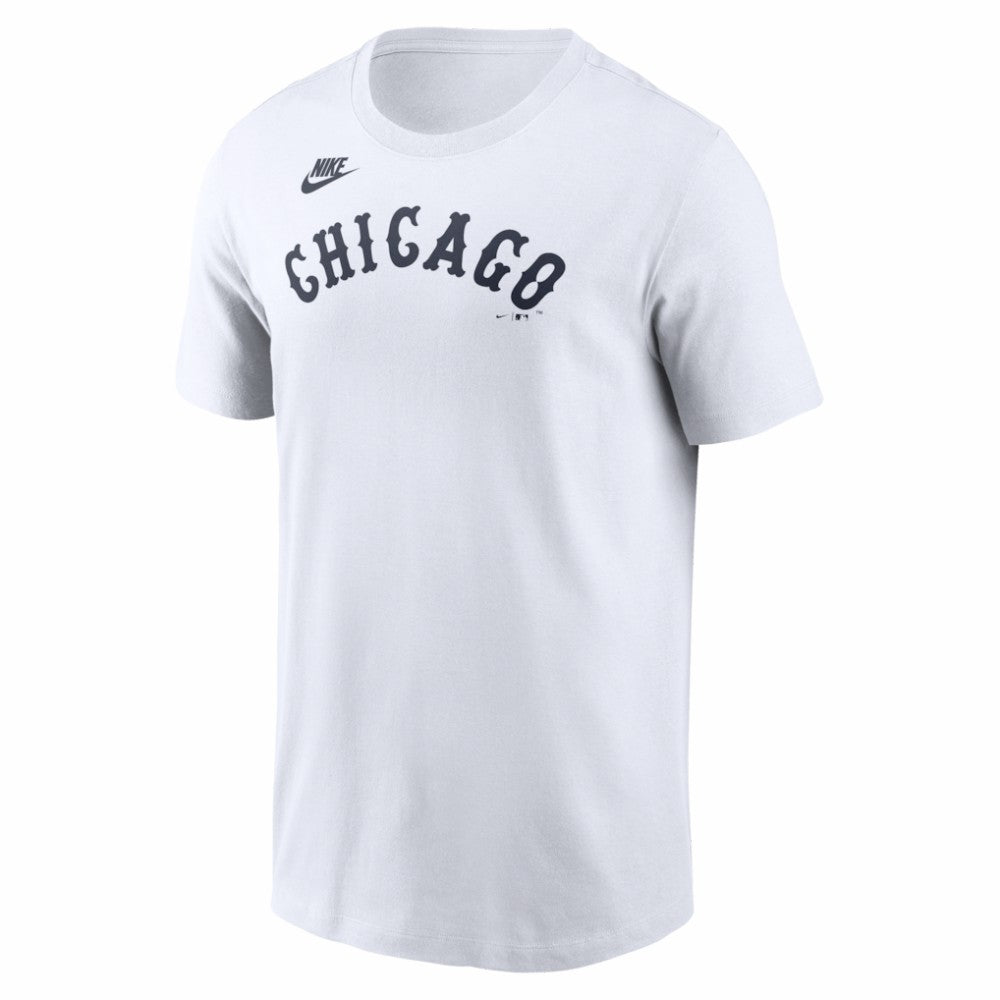 Chicago White Sox Nike Cooperstown Collection Wordmark T-Shirt - White - Nike Lifestyle