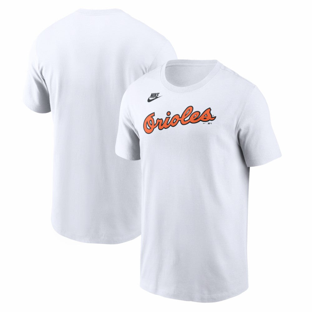 Baltimore Orioles Nike Cooperstown Collection Wordmark T-Shirt - White - Nike Discount