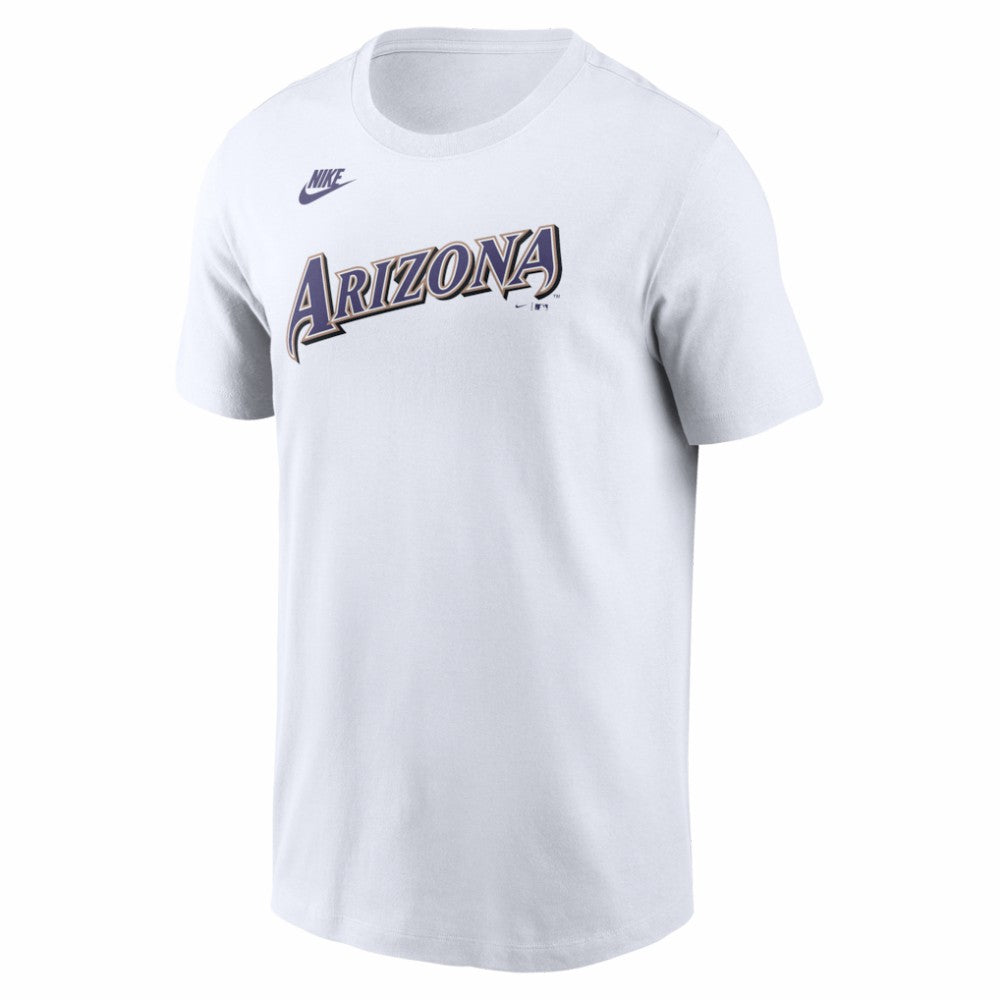 Arizona Diamondbacks Nike Cooperstown Collection Wordmark T-Shirt - White - Nike on Sale