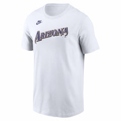Arizona Diamondbacks Nike Cooperstown Collection Wordmark T-Shirt - White - Nike on Sale