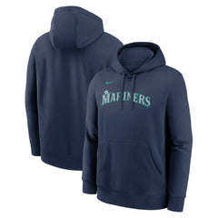 Seattle Mariners Nike Dri-Fit Club Hoodie - Navy - Nike on Sale