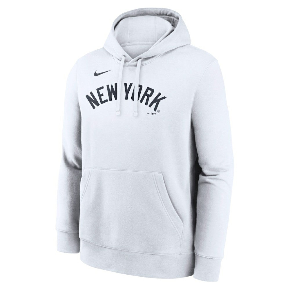 New York Yankees Nike Dri-Fit Club Hoodie - White - Nike Sale