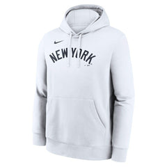 New York Yankees Nike Dri-Fit Club Hoodie - White - Nike Sale