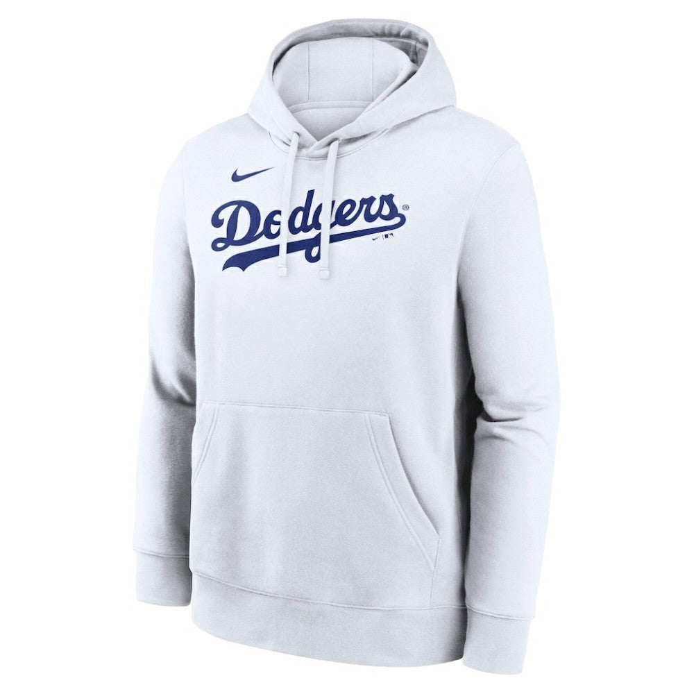 Los Angeles Dodgers Nike Dri-Fit Club Hoodie - White - Nike Lifestyle
