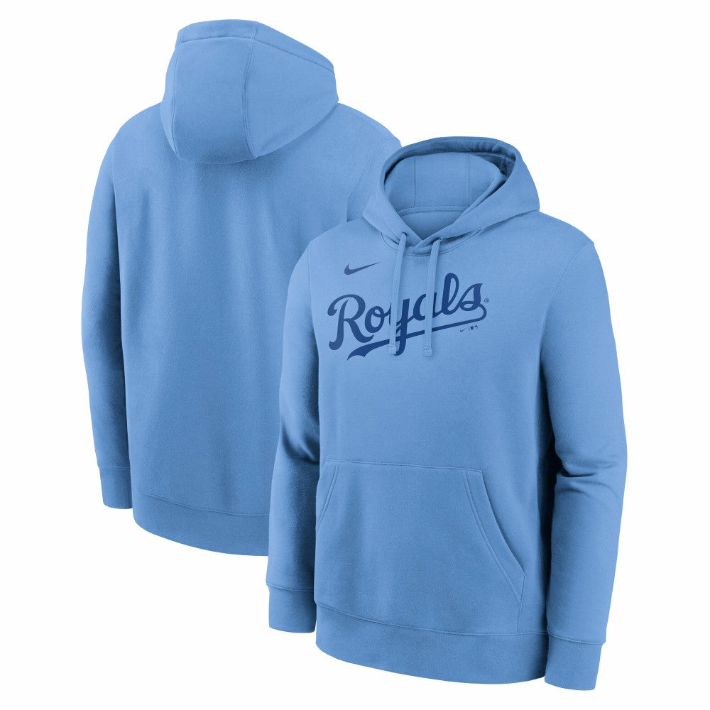 Kansas City Royals Nike Dri-Fit Club Hoodie - Light Blue - Nike Discount