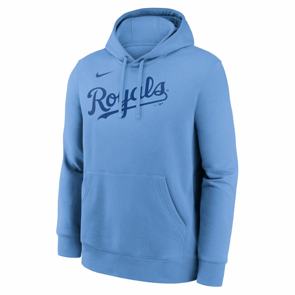 Kansas City Royals Nike Dri-Fit Club Hoodie - Light Blue - Nike Discount