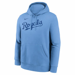 Kansas City Royals Nike Dri-Fit Club Hoodie - Light Blue - Nike Discount