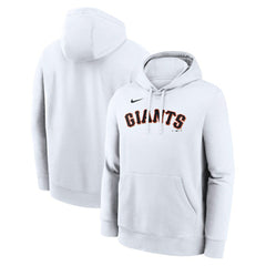 San Francisco Giants Nike Dri-Fit Club Hoodie - White - Nike Online