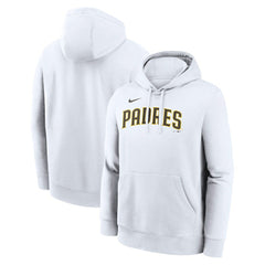 San Diego Padres Nike Dri-Fit Club Hoodie - White - Nike Discount