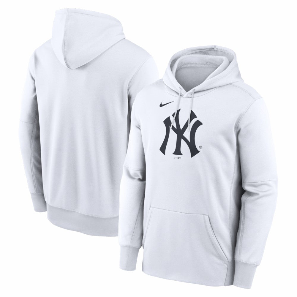 New York Yankees Nike Logo Club Hoodie - White - Nike on Sale