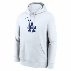 Los Angeles Dodgers Nike Logo Club Hoodie - White - Nike Online