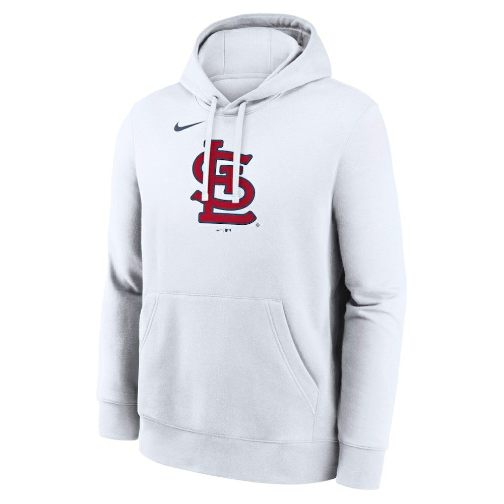 St. Louis Cardinals Nike Logo Club Hoodie - White - Nike Online