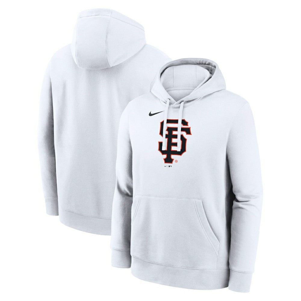 San Francisco Giants Nike Logo Club Hoodie - White - Nike Lifestyle