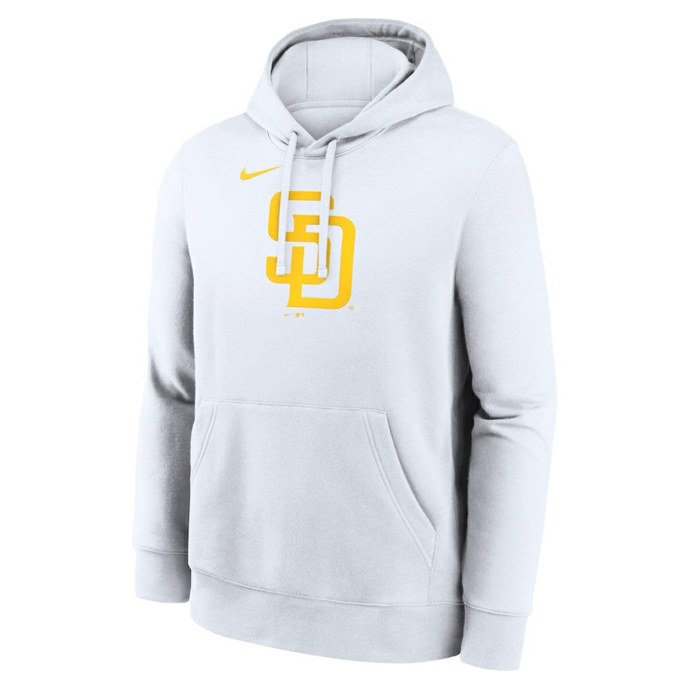 San Diego Padres Nike Logo Club Hoodie - White - Nike Online