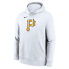 Pittsburgh Pirates Nike Logo Club Hoodie - White - Nike on Sale