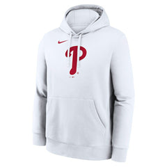 Philadelphia Phillies Nike Logo Club Hoodie - White - Nike Lifestyle