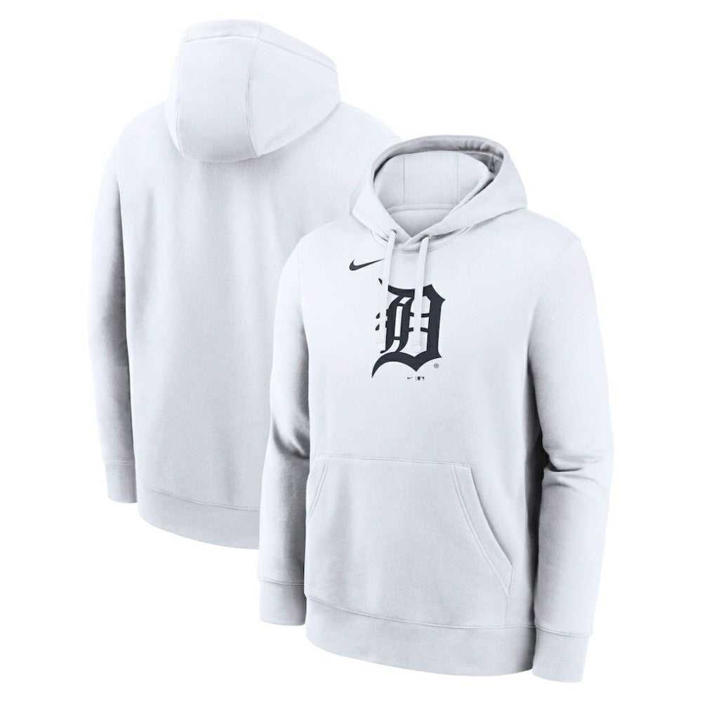 Detroit Tigers Nike Logo Club Hoodie - White - Nike Sale