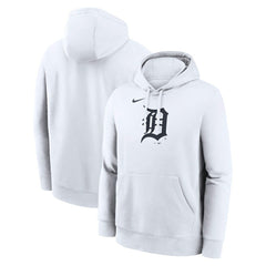Detroit Tigers Nike Logo Club Hoodie - White - Nike Sale