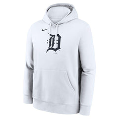 Detroit Tigers Nike Logo Club Hoodie - White - Nike Sale