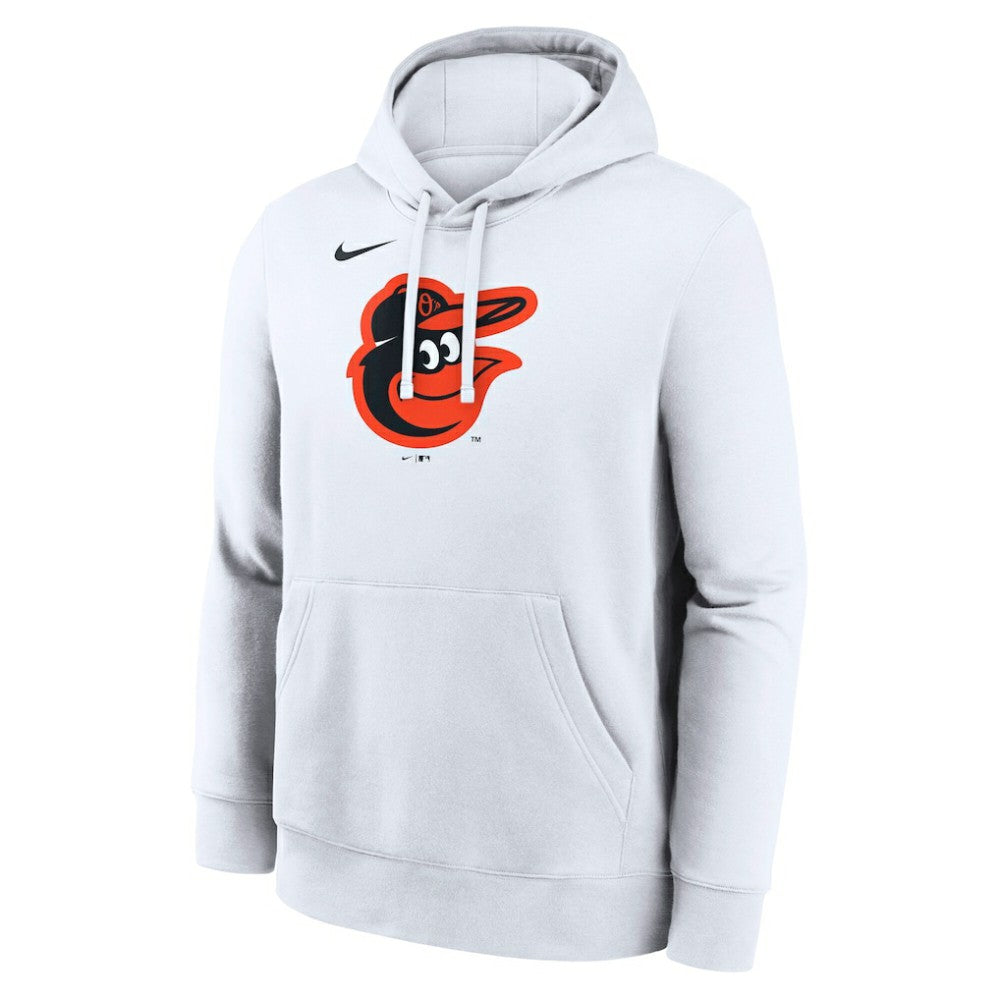 Baltimore Orioles Nike Logo Club Hoodie - White - Nike Online