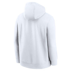 Atlanta Braves Nike Logo Club Hoodie - White - Nike Discount