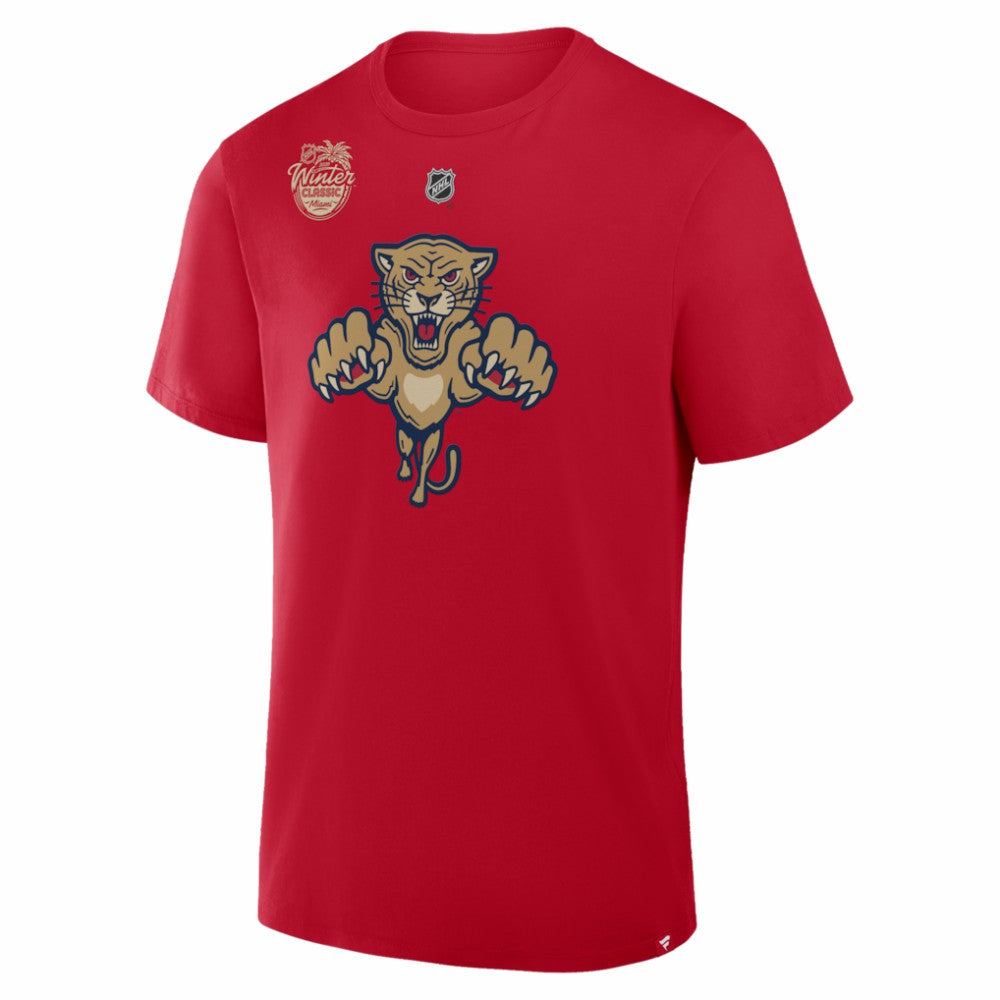 Brad Marchand Florida Panthers Fanatics 2026 NHL Winter Classic Authentic Stack Name & Number T-Shirt - Red - NHL 2001783617