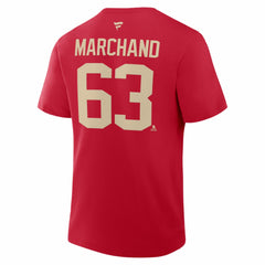 Brad Marchand Florida Panthers Fanatics 2026 NHL Winter Classic Authentic Stack Name & Number T-Shirt - Red - NHL 2001783617